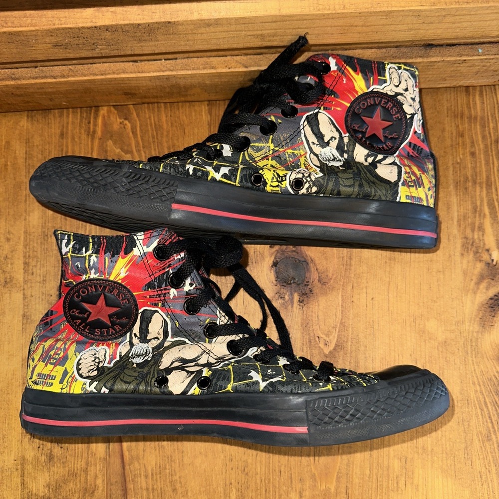 Converse Chuck Taylor All Star High Tops Batman Dark Knight Rises Bane M 7/W 9